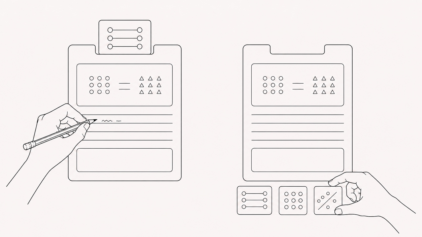 One method card fixed above repeated problems beside mixed problems that require a new method choice